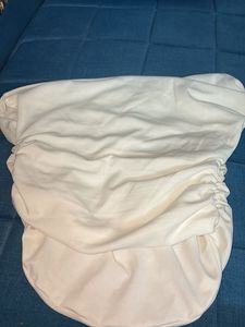 White Trendy Girly Top