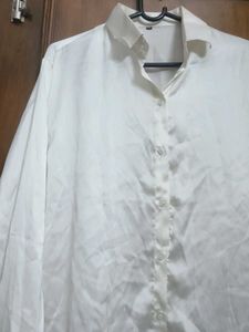 white  satin new shart