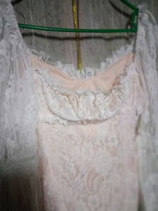 Elegant White Lace Dress