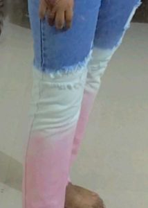 Ripped Ombre Jeans