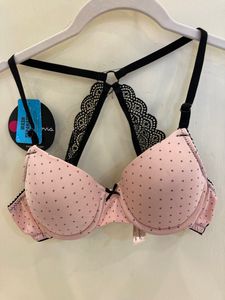 Clovia Level 1 Push-Up Underwired Demi Cup Polka P