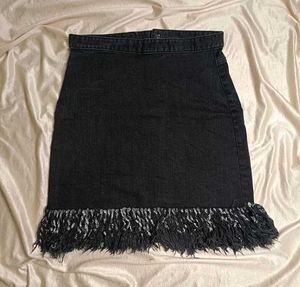 Black Flare Mini Skirt