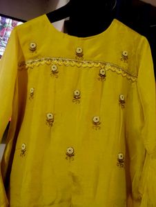 Designer Party Wear Kurta Inner Attached