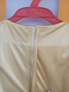 Golden Frock For Girls