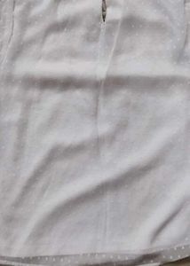 Embroidered White Top