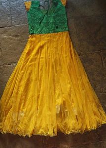 Green & Yellow Gown