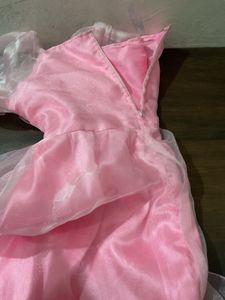Modern flow mini gown for birthday party