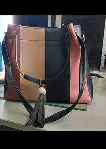 Stylish Colorblock Handbag