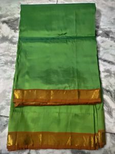 Green Color Pure Kanjeevaram Silk saree