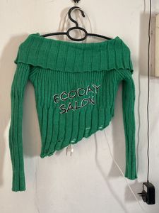 Aesthetic Crop Sweater