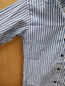 Striped Button-Up Shirt (W)