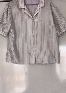 Korean Cropped Shirt