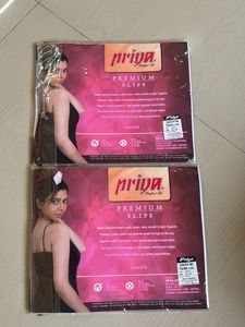 Premium white slip