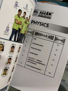 allen Institute Physics Module For Jee