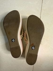 Stelatoes Embellished Flip Flops | Size - Euro 36