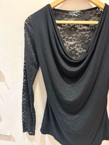 Cowl Neck Beautiful Lace Top