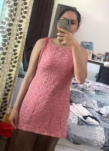 Cute Peach Chicken Kari Kurti 😍