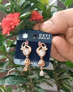 Elegant Peacock Earrings
