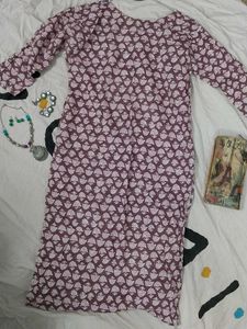 Daily Wear Wine Colour Kurti