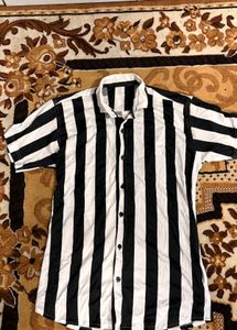 Striped Black &amp; White Shirt