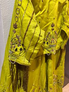 Papa Don’t  peach inspired fancy Lehenga