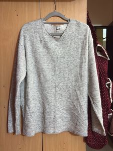 Casual Grey Long Sleeve Top