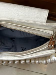 Classy White Handbag