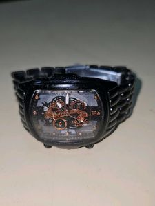 Black Mechanical Style Watch