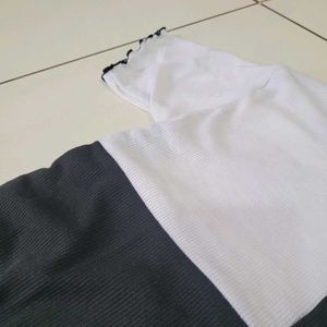 Black &amp; White Top