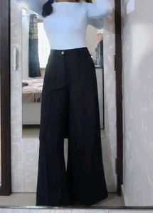 Black Wide Leg Trousers