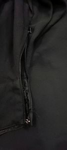 black new long skirt