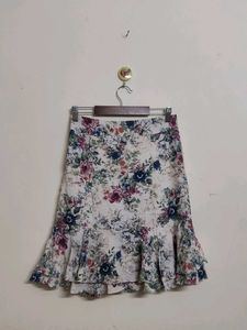 Floral Print Skirt