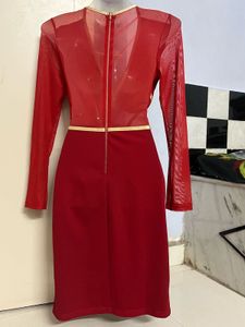 Red &amp; Gold Party Dress