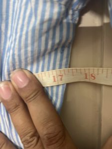 Blue White Strip Shirt For Women