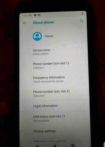 Asus Mobile Fully Working Like New Condition.