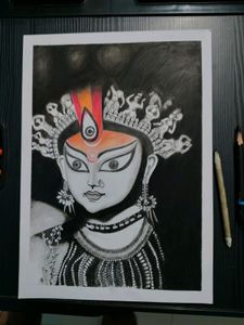 Durga Maa Orignal Hand Made Portrait