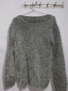 Knitted Fluffy Sweater