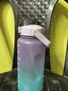 2 Litre Gradient Motivational Water Bottle –