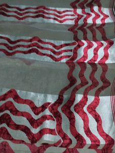 Elegant Red &amp; Tan Colour Saree