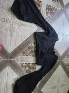 Black flared Sleeves Top