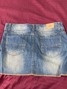 Denim Mini Skirt
