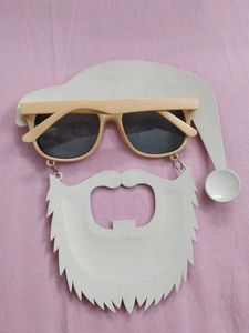 Christmas Santa Claus Party glasses with Beard