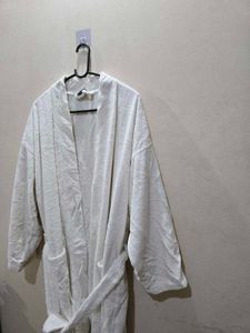 Cozy White Terry Robe (Premium)