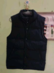 Dark Blue Color Half Jacket  Medium Size 🧥