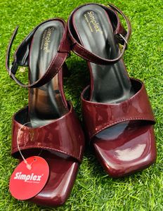 Simplex Designer Maroon Heels