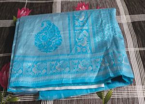 Best Sky Blue Saree.....