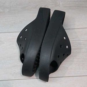 CROCS Black Slides