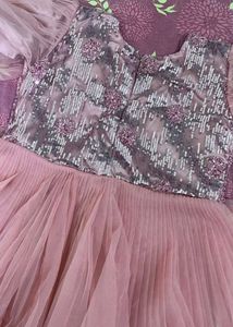 Beautiful 3 Layered Party Gown With Matchin Dupata