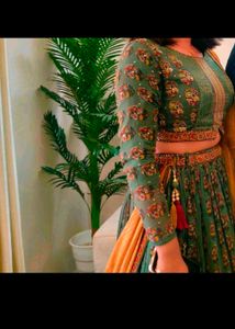Stunning Olive Green Lehenga for Sale🌿