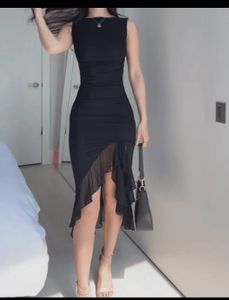 Elegant Black Bodycon Dress